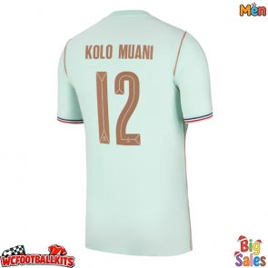 France Randal Kolo Muani #12 Replica Away Stadium Shirt World Cup 2026 Short Sleeve